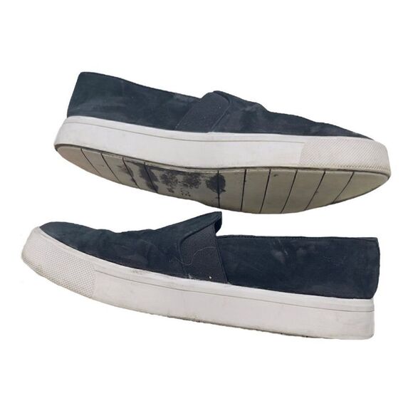 Vince Warren Black Suede Leather Sneaker Size 9 - Picture 3 of 5